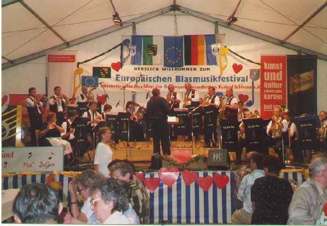 photo A.M.Brass Band during one of their performances