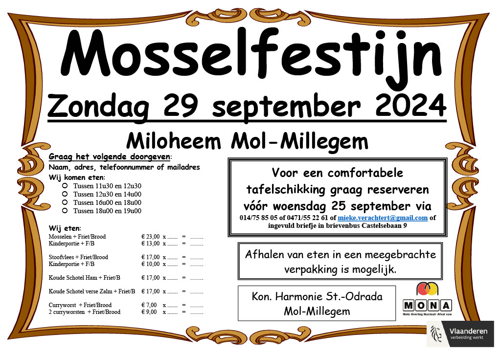 affiche mosselfeest